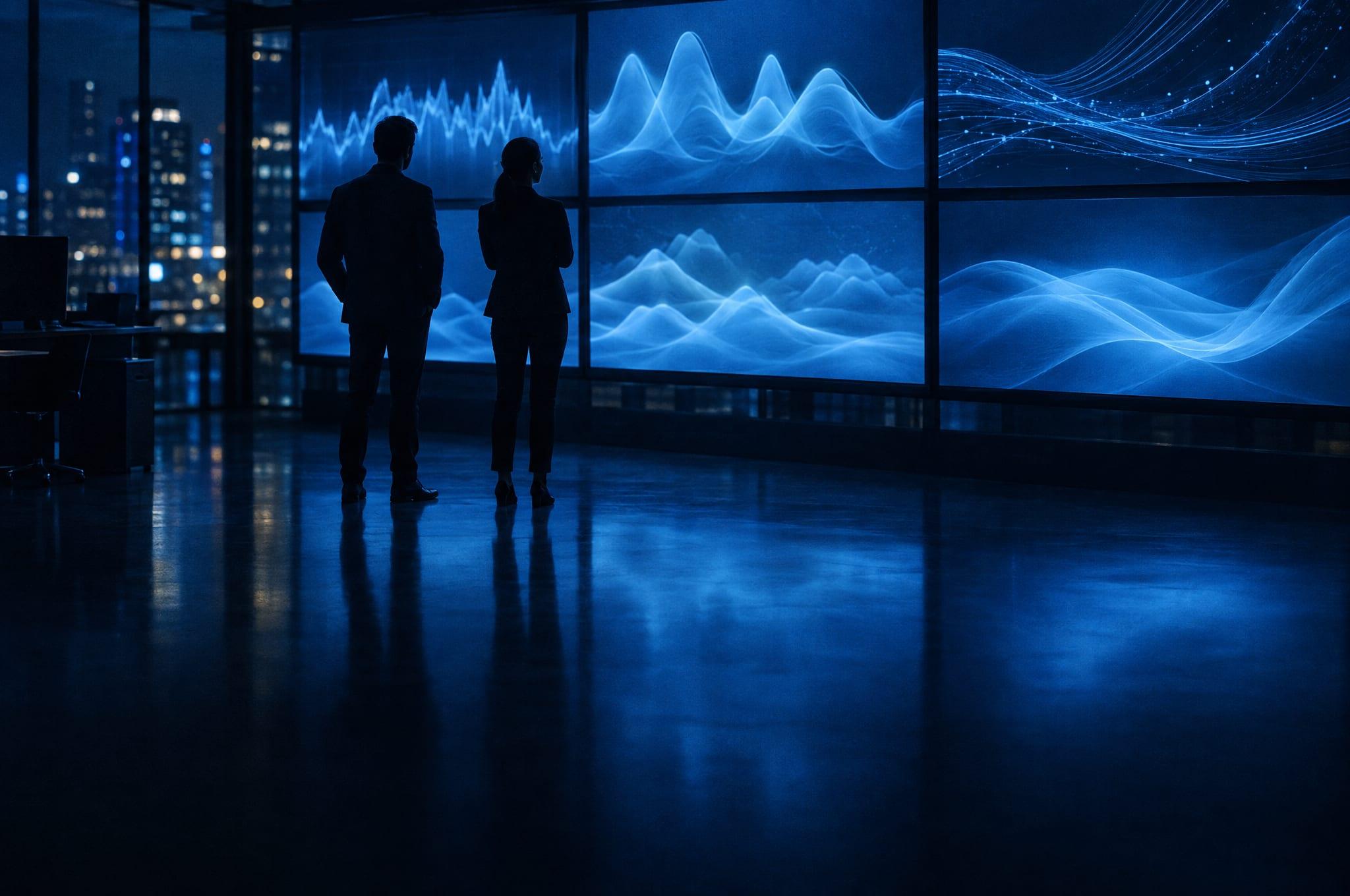 A team reviewing how a brand is mentioned across AI assistants